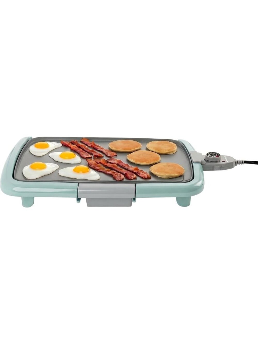 Non-Stick Electric Griddle 16"x10" - Adjustable Temp Control, Indoor Grill for